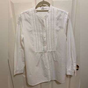 Gap cotton white tailored shirt size medium